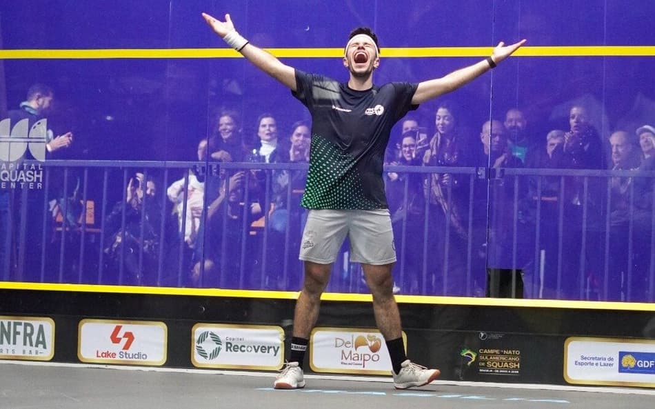 Diego Gobbi no Campeonato Sul-Americano de Squash