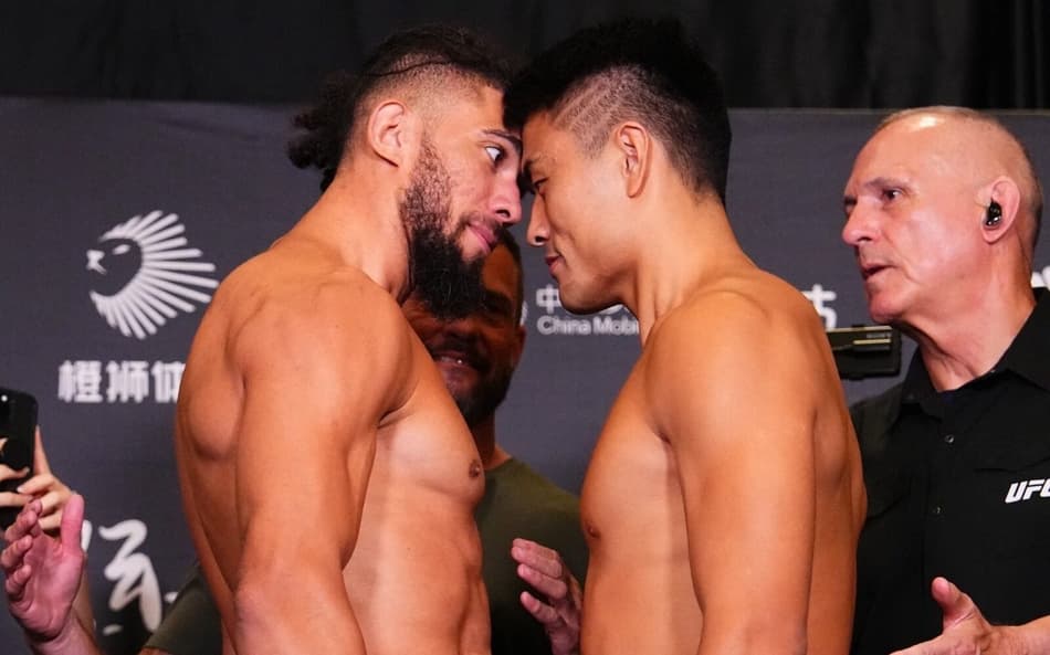 Johnny Walker venceu no UFC Xangai. 9Foto: Reprodução / X @@UFCFightPassBR)