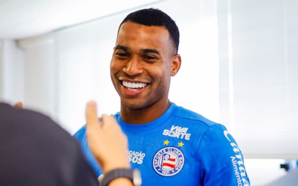 Jean Lucas comemora convocação para a Seleção (Foto: Letícia Martins / EC Bahia)