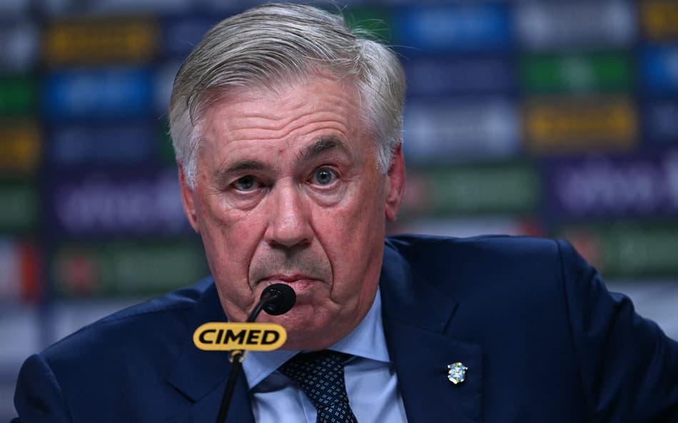 Carlo Ancelotti, técnico da Seleção