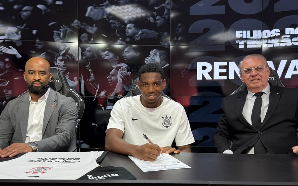André renova com Corinthians até o fim de 2029. (Foto: Fernando Bueno/Agência Corinthians)
