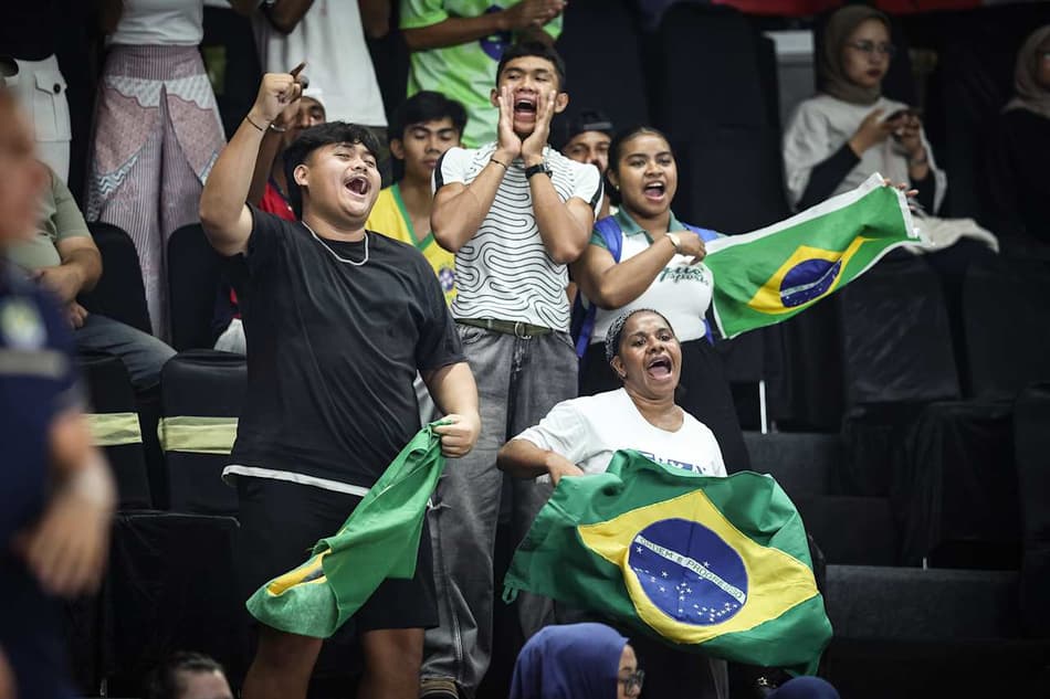 Brasil e Tailândia no Mundial Sub-21 de Vôlei feminino (Foto: Volleyball World)