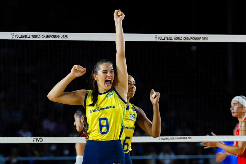 Brasil vence Porto Rico no Mundial de vôlei; veja fotos da partida!