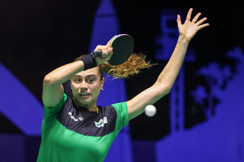A brasileira Bruna Takahashi venceu nas simples em Foz do Iguaçu (Foto: Abelardo Mendes Jr/ CalderanoTM)