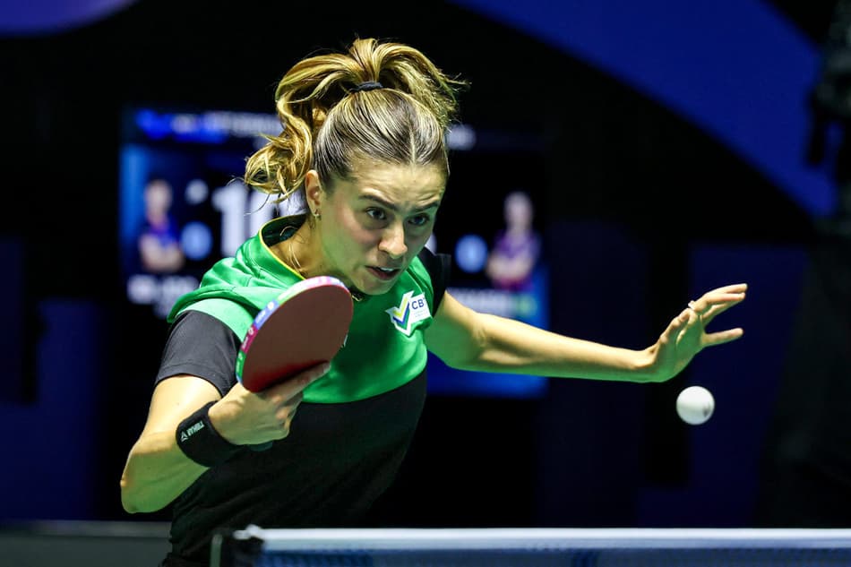Namorada de Hugo Calderano, Bruna Takahashi foi derrotada neste sábado, nas simples (Foto: Abelardo Mendes Jr/ CalderanoTM)