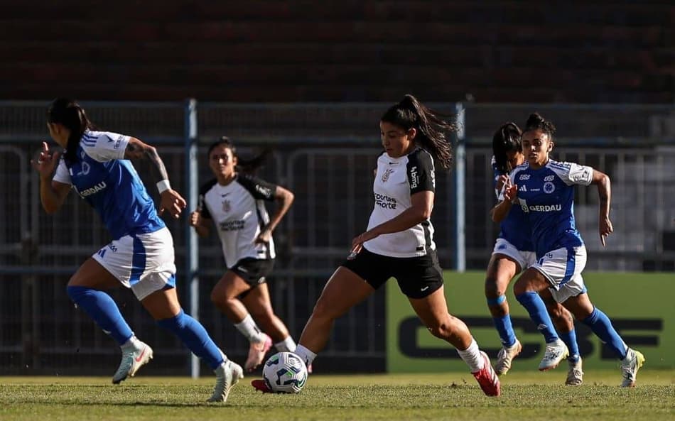 Corinthians e Cruzeiro se enfrentam na terceira fase da Copa do Brasil Feminina. (Foto: Foto: Rebeca Reis / Staff Images Woman / CBF)