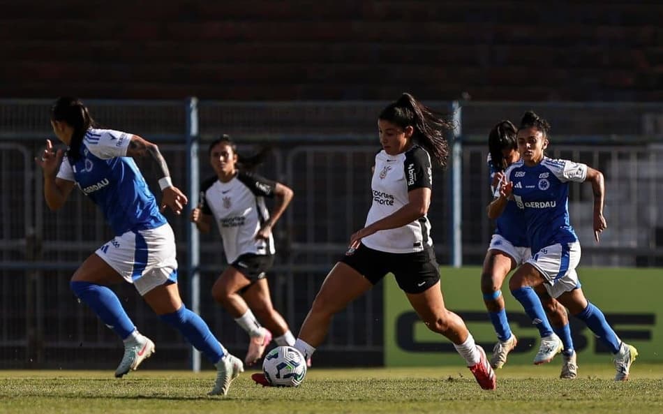 Corinthians e Cruzeiro se enfrentam na terceira fase da Copa do Brasil Feminina. (Foto: Foto: Rebeca Reis / Staff Images Woman / CBF)