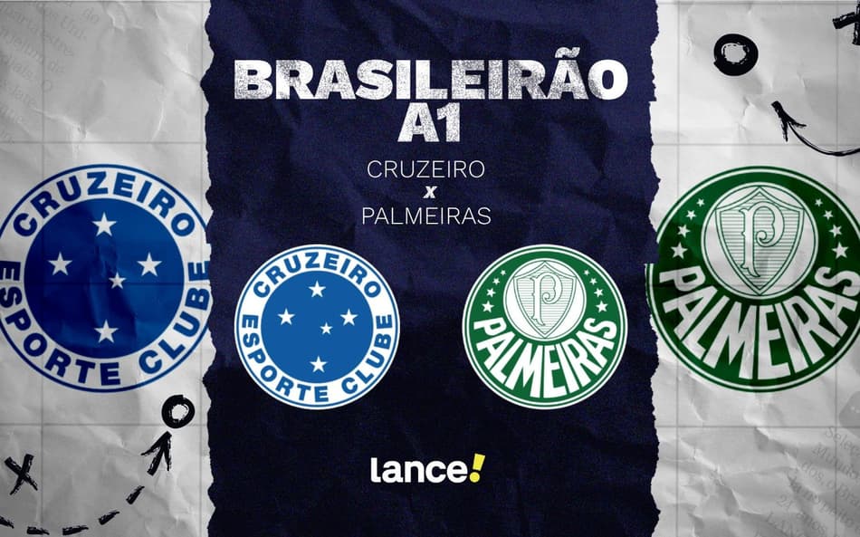 Cruzeiro e Palmeiras duelam pelo Brasileirão Feminino.