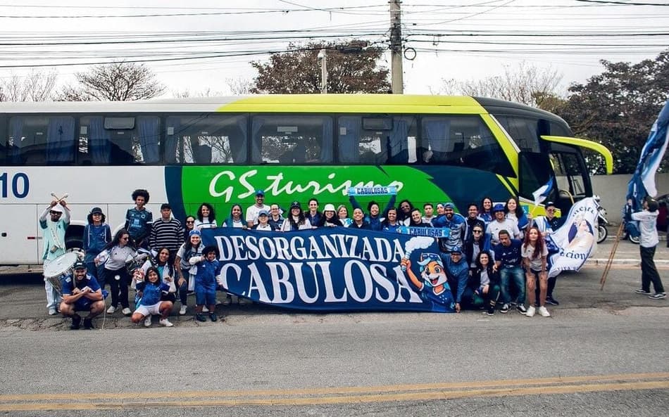 Torcida Desorganizada Cabulosa, do Cruzeiro Feminino. (Foto: Fábio Xavier)