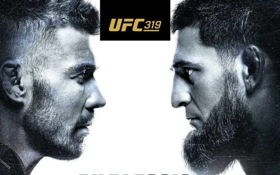 Post do UFC para a luta entre Dricus Du Plessis e Khamzat Chimaev (Foto: Divulgação/UFC)