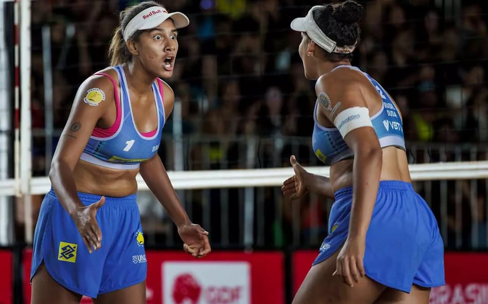 Brasileiras garantem final do Elite 16 de vôlei de praia em Hamburgo