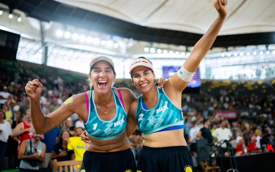 Duda e Ana Patrícia conquistaram o bronze na Alemanha
