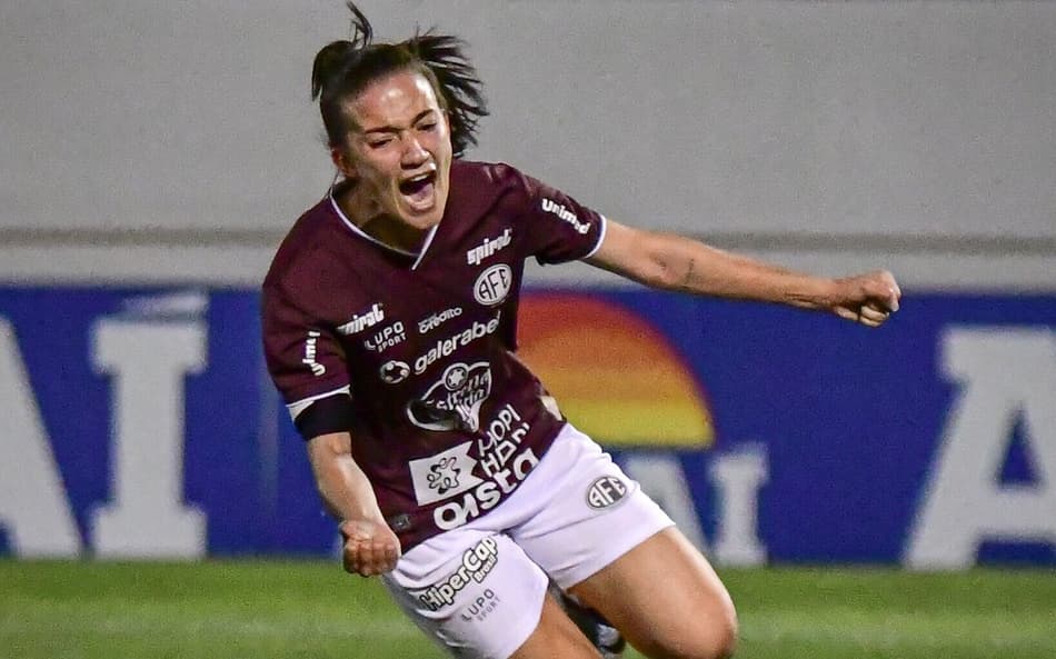 Júlia Beatriz marcou o gol da vitória da Ferroviária diante do São Paulo, pelo Paulistão Feminino. (Foto: Rafael Zocco/Ferroviária)