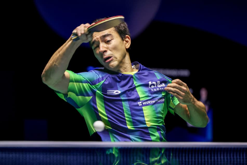 Com Calderano, imagens das finais do WTT de Foz