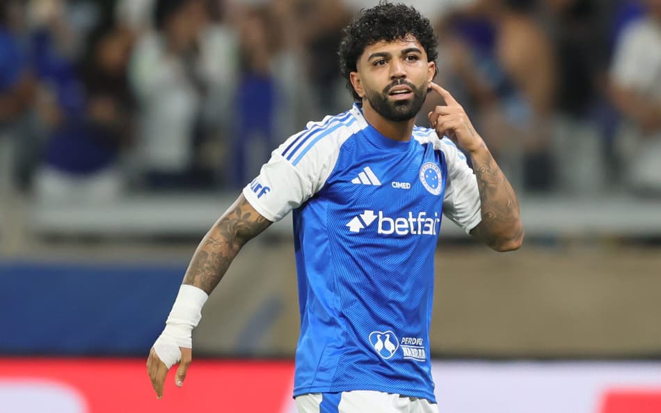 Gabigol comemora gol contra o Flamengo