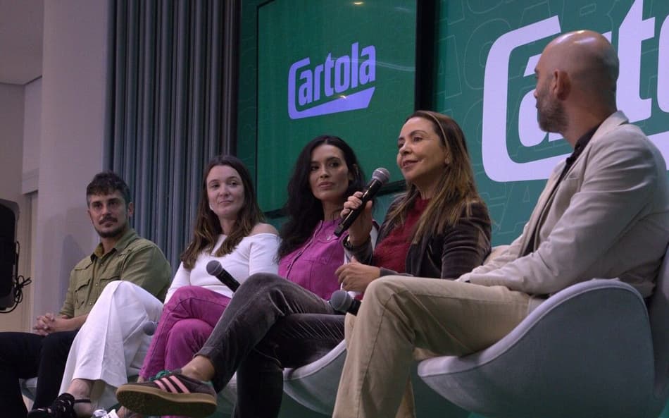Lançamento do Cartola Feminino na Globo, em São Paulo. (Foto: Globo/Divulgação)