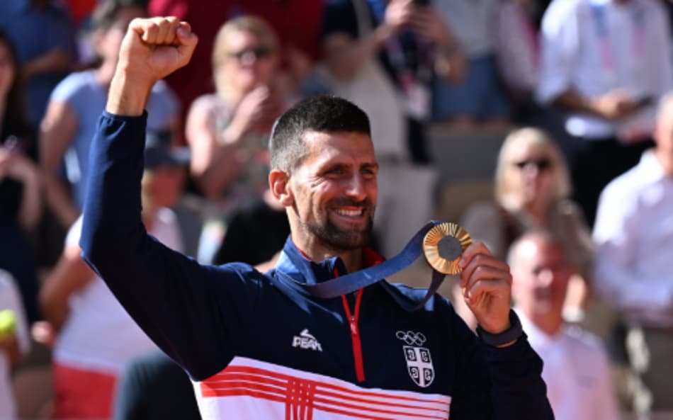 Em Roland Garros, em 2024, Djokovic conquistou o inédito ouro olímpico (Divulgação)