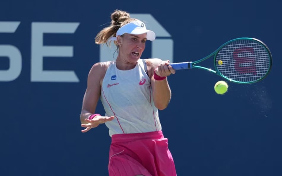Bia Haddad na vitória na estreia do US Open ( Jeff Dean/USTA)