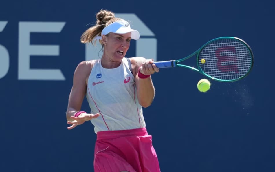 Bia Haddad na vitória na estreia do US Open ( Jeff Dean/USTA)