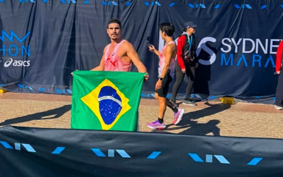 Marido de Sabrina Sato brilha na Maratona de Sydney; veja tempo