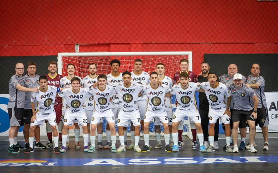 O time do Criciúma, já classificado no Brasileiro de Futsal (Reprodução)