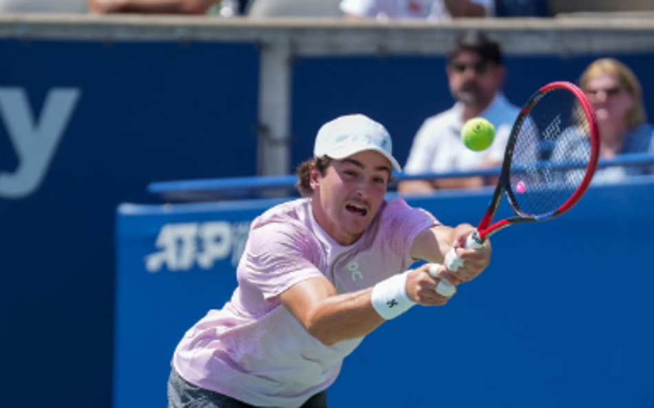 João Fonseca na derrota na estreia de Toronto (Divulgação/ATP)