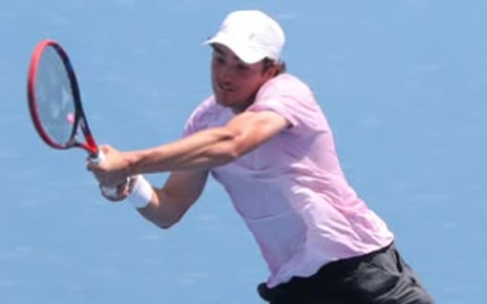 João Fonseca na vitória na estreia de Cincinnati (Andrew Eichenholz/ATP)