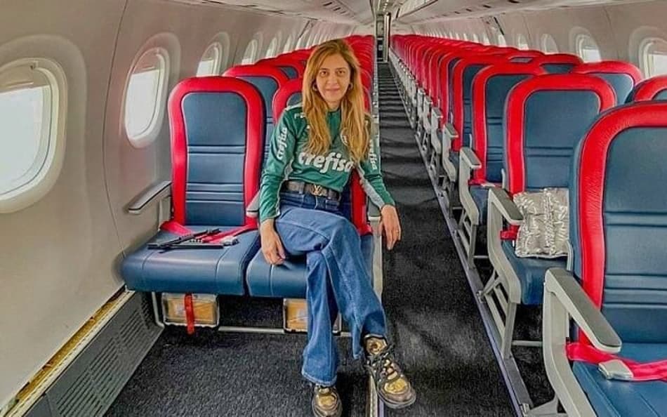 Leila Pereira - Avião Palmeiras