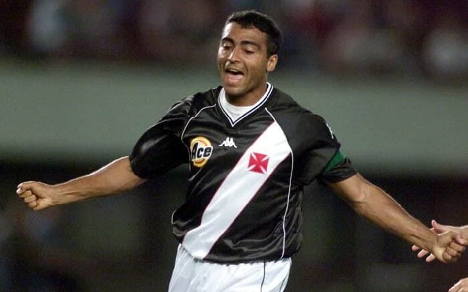 Romário foi ídolo no Vasco. Ao todo,&nbsp;balançou a rede adversária 324 vezes pelo Cruz Maltino e nele marcou seu milésimo gol