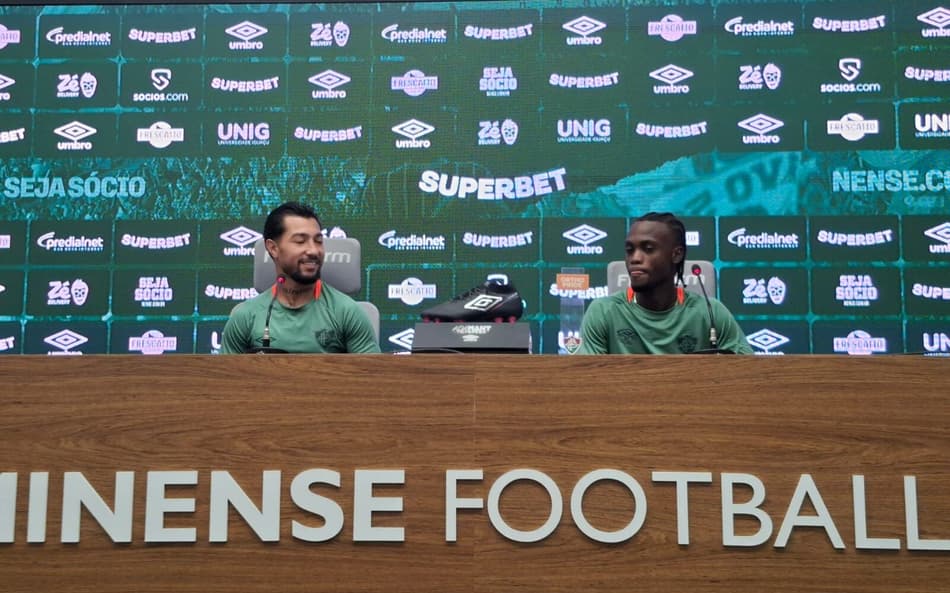 Lucho Acosta e Santi Moreno foram apresentados no Fluminense