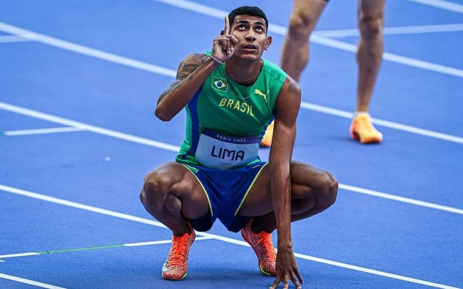 Matheus Lima após prova das Olimpíadas de Paris 2024 (Foto: Wander Roberto/COB)