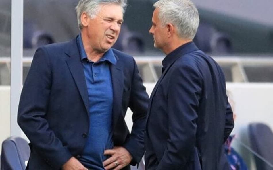 José Mourinho e Carlo Ancelotti
