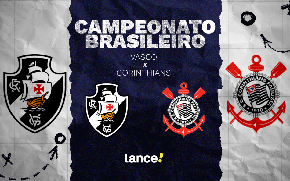 Onde assistir Vasco x Corinthians