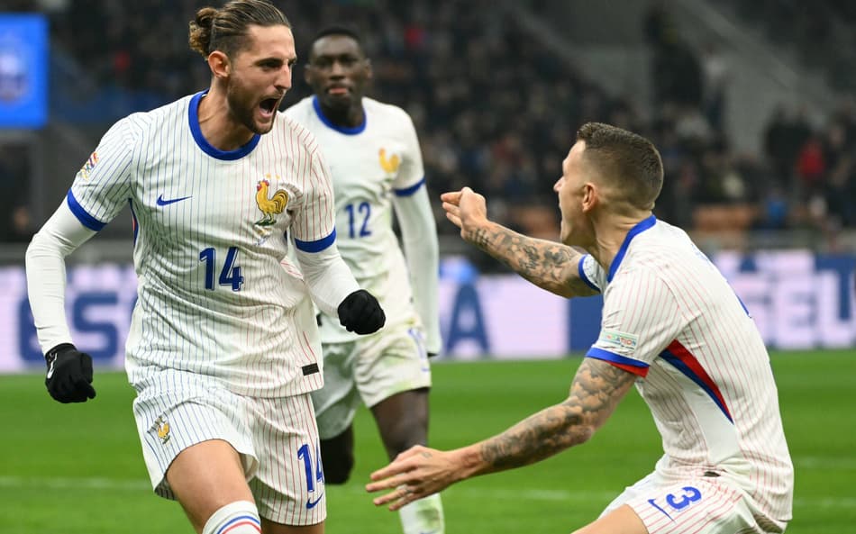 Rabiot e Digne - França