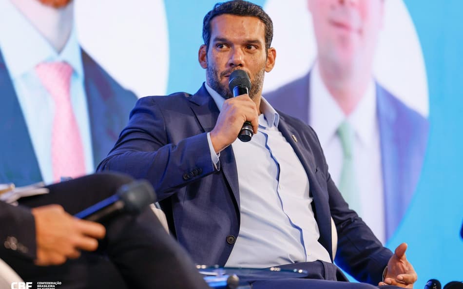 Samir Xaud, presidente da CBF, na Rio Innovation Week