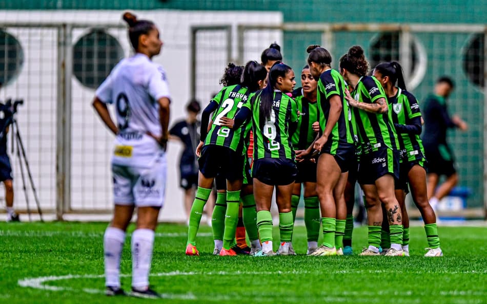 América Mineiro elimina Santos na Copa do Brasil Feminina. (Foto: Mourão Panda / América)