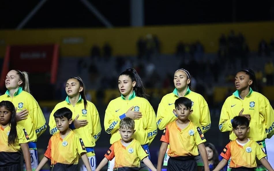 Seleção brasileira feminina em jogo da Copa América (Foto: Lívia Villas Boas / CBF)