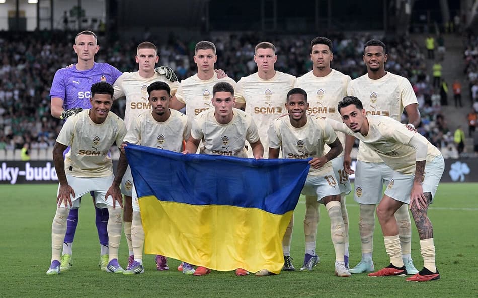 Escalação do Shakhtar Donetsk para o jogo contra o Panathinaikos (Foto: Reprodução/Shakhtar)