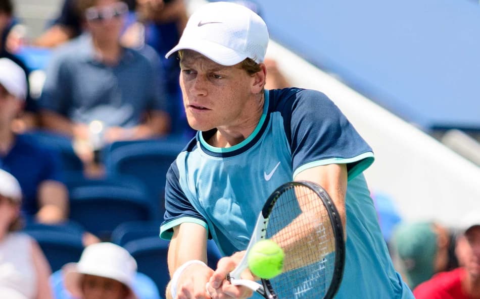 Jannnik Sinner durante treino em Cincinnati (Mike Lawrence/ATP Tour)