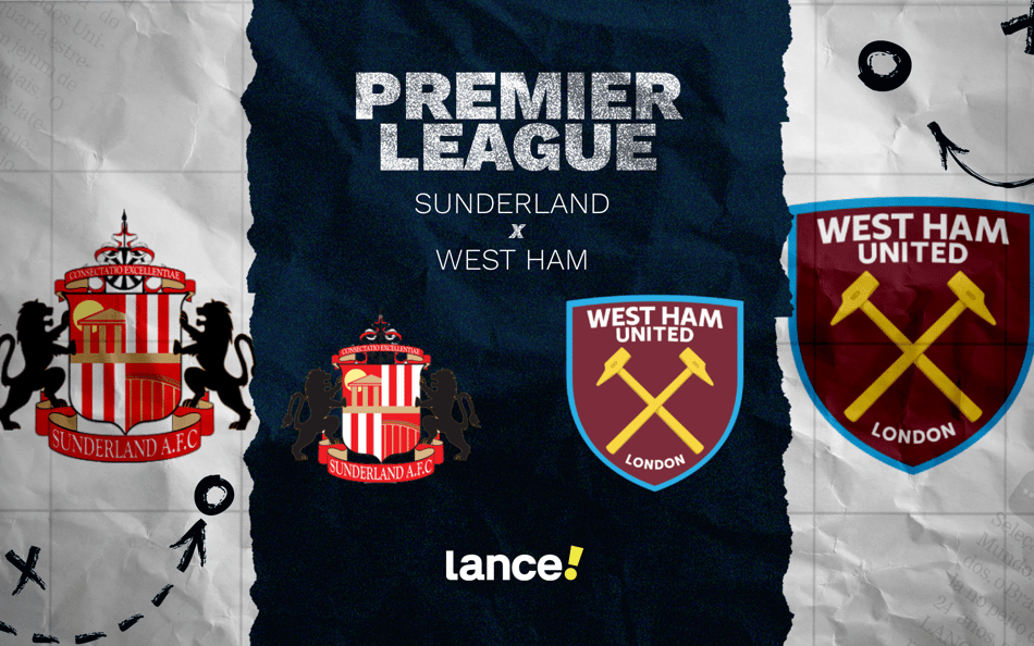 Sunderland x West Ham: onde assistir à primeira rodada da Premier League (Foto: Arte/Lance!)