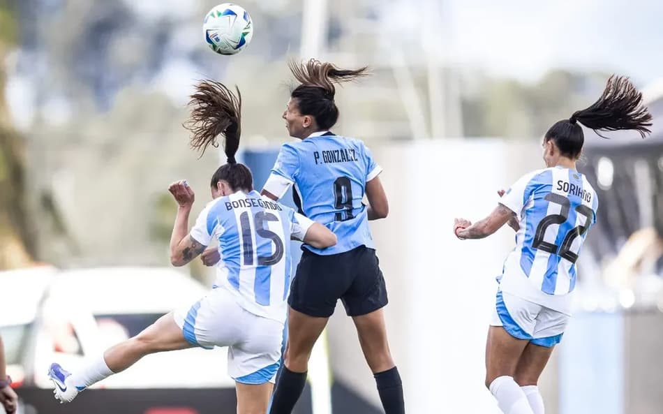 Uruguai e Argentina duelam pela Copa América Feminina. (Foto: Seleção Uruguaia/Divulgação)