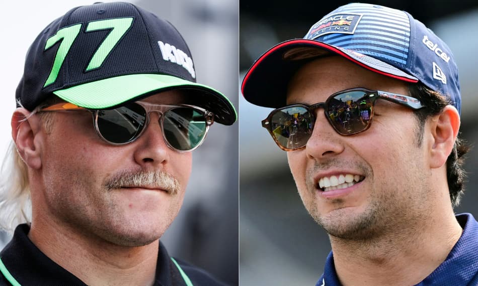 Valtteri Bottas e Sergio Perez serão os novos pilotos da Cadillac (Foto: Simon Wohlfahrt and Andrej ISAKOVIC / AFP)