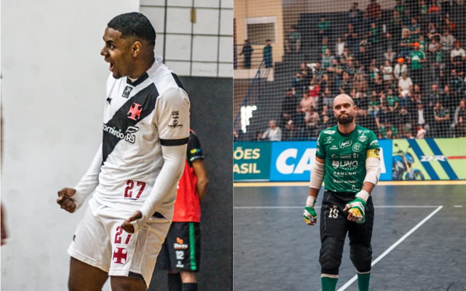 Vasco encara a Chapecoense pelo Campeonato Brasileiro de Futsal (Fotos: Allan Pereira e Roger Silva)