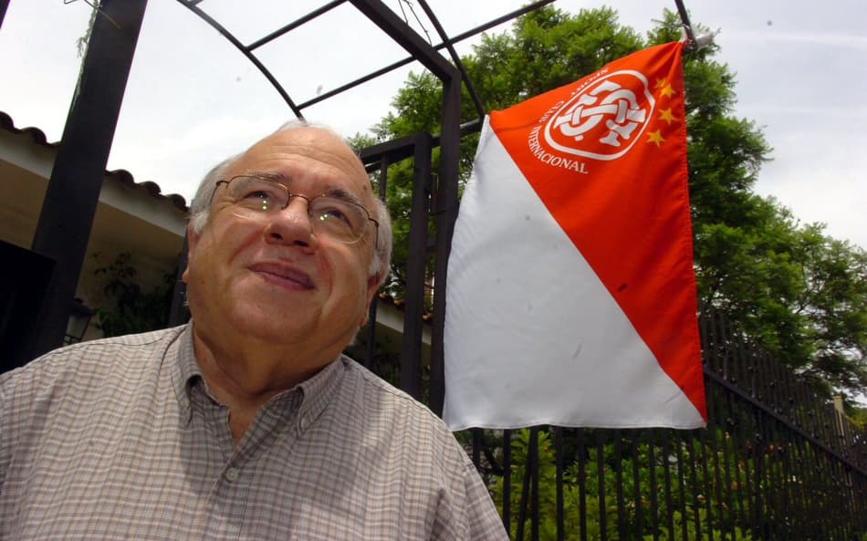 Luis Fernando Verissimo, torcedor do Internacional. (Foto: Ricardo Chaves/Agência RBS)
