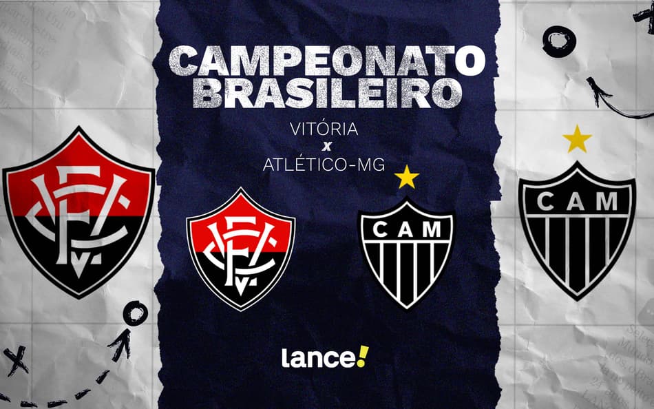 Vitória x Atlético-MG: onde assistir, horário e escalações do jogo pelo Brasileirão