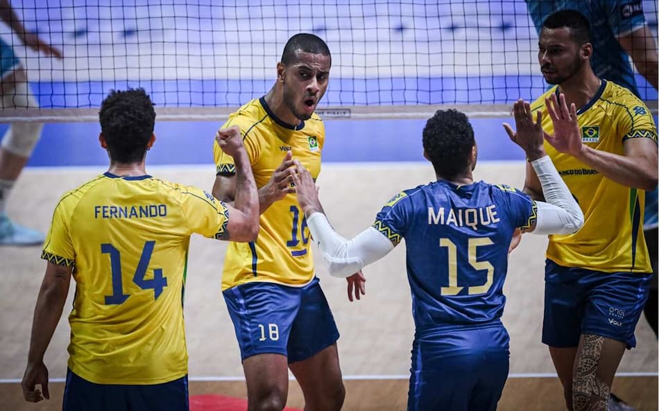 Brasil levou a medalha de bronze da VNL