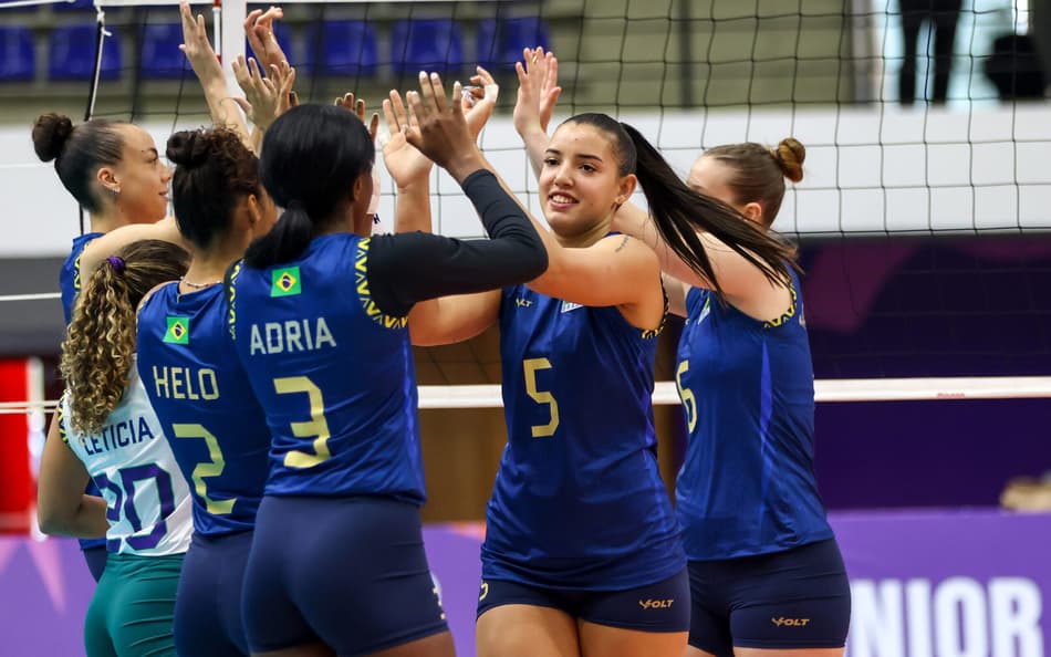 Seleção feminina de vôlei chegou à semifinal do Pan Júnior