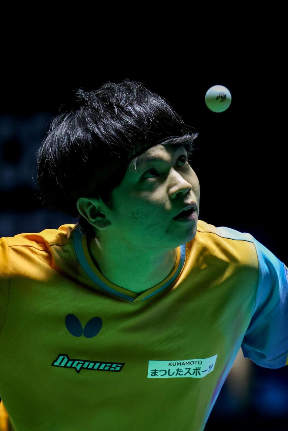 O japonês Yuta Tanaka derrotou o brasileiro Vitor Ishiy e pode enfrentar Calderano numa eventual semifinal (Foto: Abelardo Mendes Jr/ CalderanoTM)
