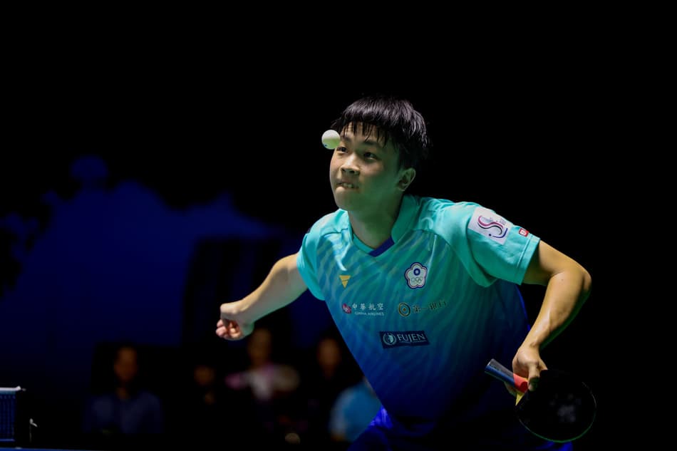Canhoto, Chang Yu-An deu trabalho a Hugo Calderano (Foto: Abelardo Mendes Jr/ CalderanoTM)