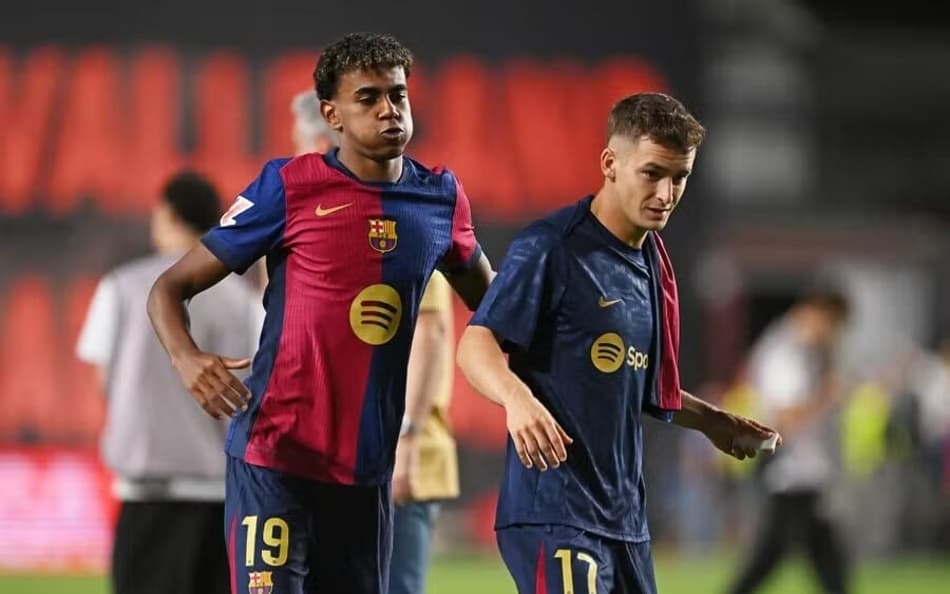 Lamine Yamal e Marc Casadó - Barcelona